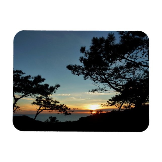 Magnet Flexible Torrey Pine Sunset III Paysage californien (Horizontal)