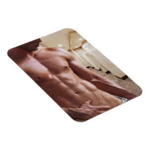 Magnet Flexible Torse d'homme musclé torse nu sixpack de SlipperyJ