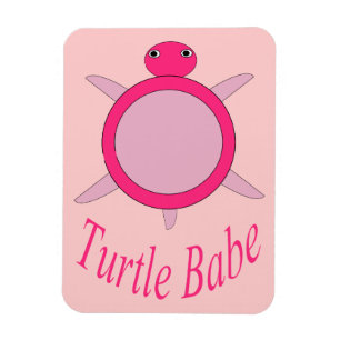 Magnet Flexible Tortue rose mignonne Aimant pour bébé