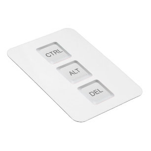 Magnet Flexible Touche de clavier d'ordinateur CTRL ALT DEL de Sli