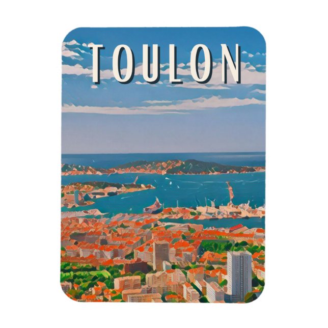 Magnet Flexible Toulon Photo Vintage (Vertical)