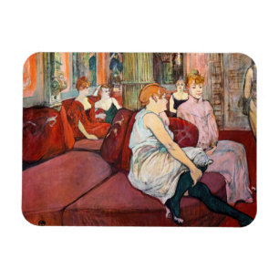 Magnet Flexible Toulouse-Lautrec - Au Salon, rue des Moulins