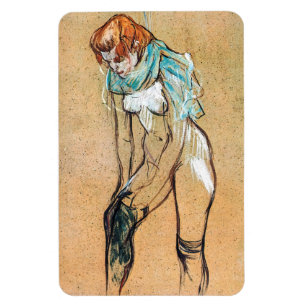 Magnet Flexible Toulouse-Lautrec - Femme qui tire son bas