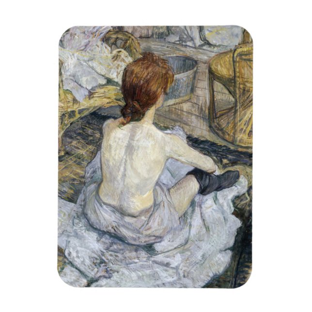 Magnet Flexible Toulouse-Lautrec - Rousse / Toilet (Vertical)