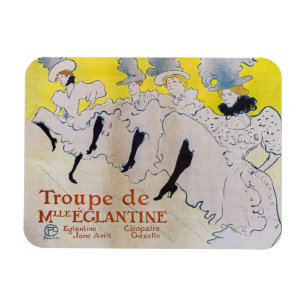 Magnet Flexible Toulouse-Lautrec - Troupe de Mlle Eglantine