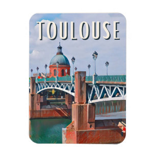Magnet Flexible Toulouse Photo Vintage