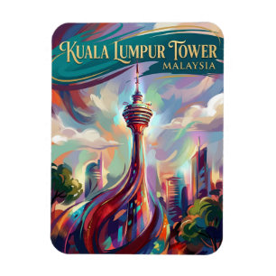 Magnet Flexible Tour de Kuala Lumpur Malaisie
