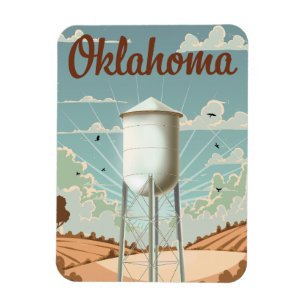 Magnet Flexible Tour de l'eau de l'Oklahoma