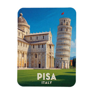 Magnet Flexible Tour de Pise en Italie - Scène de voyage 🏛️