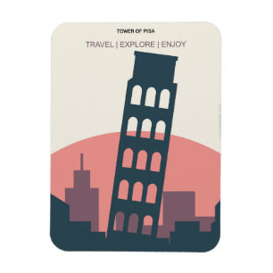 Magnet Flexible Tour de Pise Italie