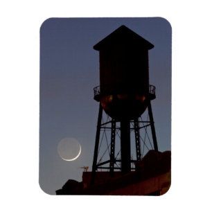 Magnet Flexible Tour d'eau sur le toit   Croissant de lune New Jer