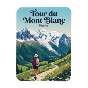 Magnet Flexible Tour du Mont Blanc France