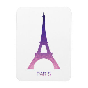 Magnet Flexible Tour Eiffel abstrait