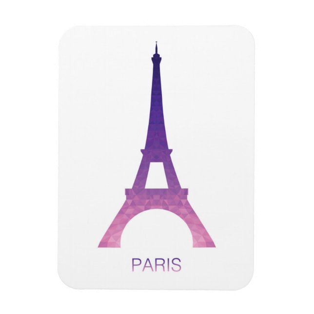 Magnet Flexible Tour Eiffel Abstraite (Vertical)