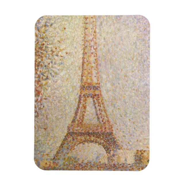 Magnet Flexible Tour Eiffel par Georges Seurat (Vertical)