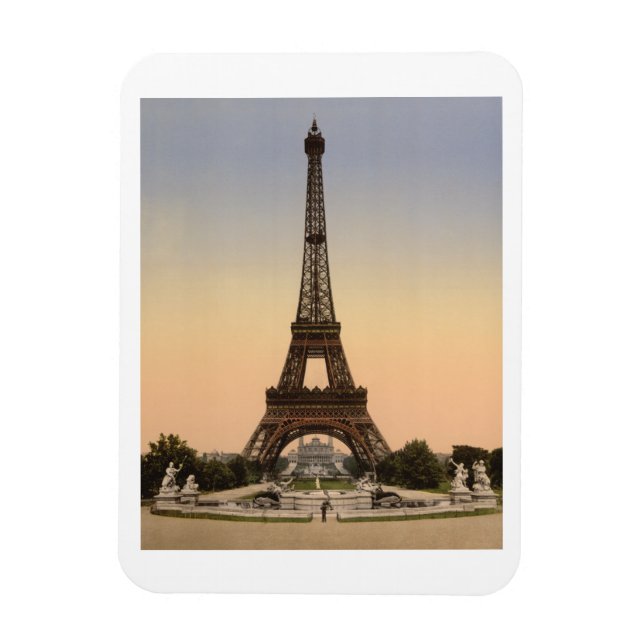Magnet Flexible Tour Eiffel Paris, Exposition Universelle 1900 (Vertical)