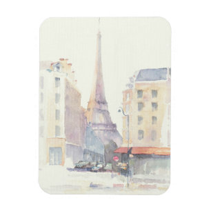 Magnet Flexible Tour Eiffel Paris Watercolor