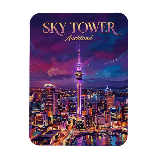 Magnet Flexible Tour Sky Nouvelle-Zélande (Vertical)