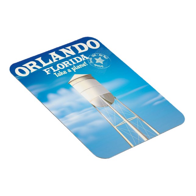 Magnet Flexible Tourisme à Orlando, Floride, tour d'eau. (Côté Droit)