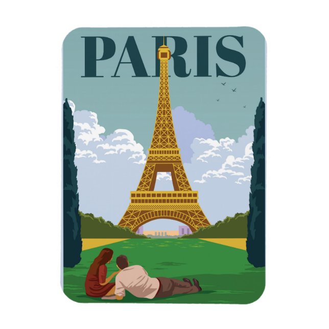 Magnet Flexible Tourisme Paris (Vertical)