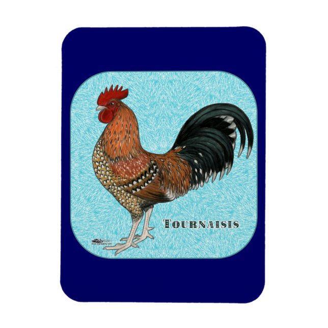 Magnet Flexible Tournaisis Rooster (Vertical)