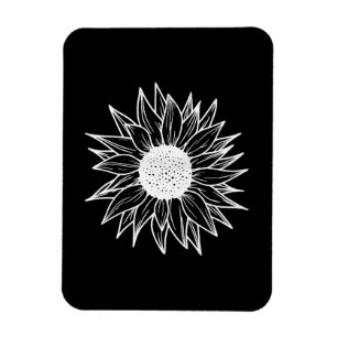 Magnet Flexible Tournesol Jolie fleur fleur sauvage multicolore