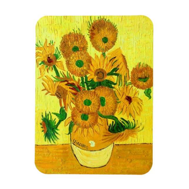 Magnet Flexible Tournesols de Van Gogh (Vertical)