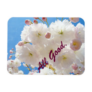 Magnet Flexible Tous les bons aimants Fleurs d'arbre de printemps