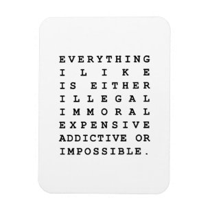 Magnet Flexible Tout ce que j'aime