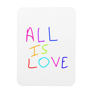 Magnet Flexible Tout est amour arc-en-ciel coloré fierté LGBTQ gay