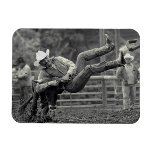 Magnet Flexible Tout Indian Rodeo à Tygh Valley, Oregon. Clint