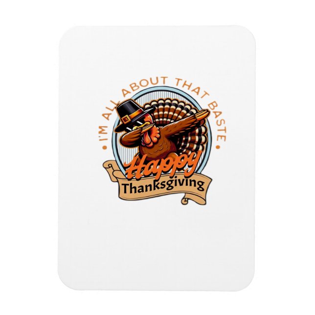 Magnet Flexible Tout Sur Ce Baste Bon thanksgiving Classique (Vertical)