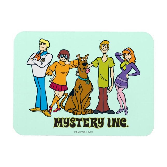 Magnet Flexible Toute la bande 12 Mystery Inc (Horizontal)
