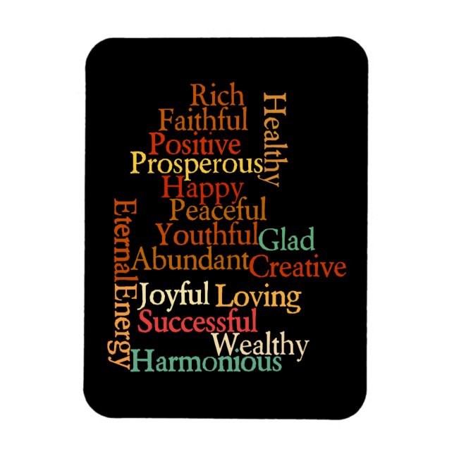 Magnet Flexible Toutes les choses que vous êtes des affirmations p (Vertical)
