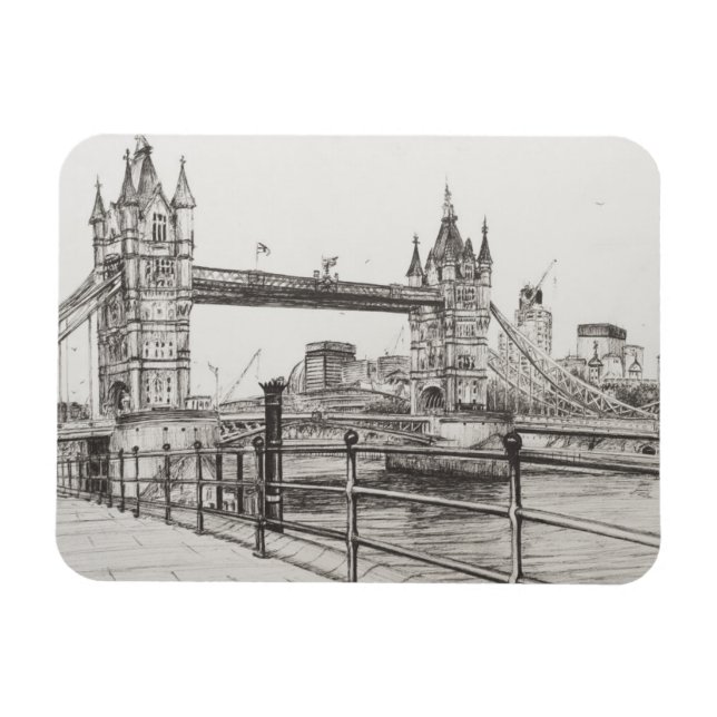 Magnet Flexible Tower Bridge Londres 2006 (Horizontal)
