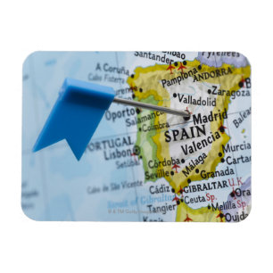 Magnet Flexible Tracez la goupille placée à Madrid, Espagne sur 