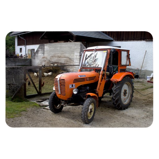 Magnet Flexible Tracteur Orange Steyr KL II (Horizontal)