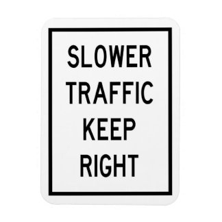 Magnet Flexible Trafic plus lent Garder droit Magnat de voiture