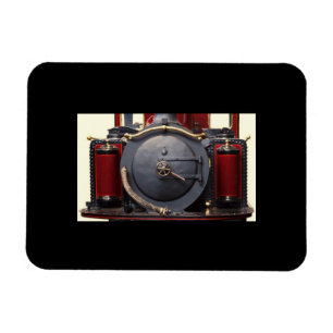 Magnet Flexible Train Bleu Et Rouge