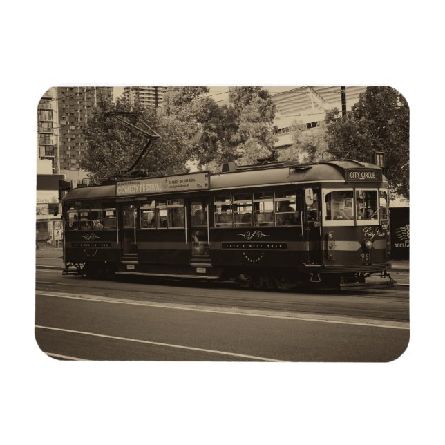 Magnet Flexible tramway vintage de Melbourne (Horizontal)