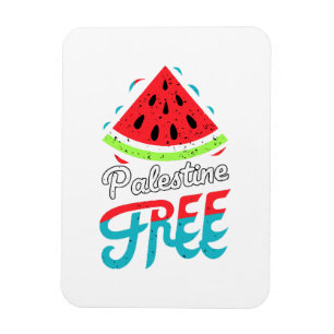 Magnet Flexible Tranches paisibles Watermelon Free Palestine - Sou