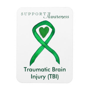 Magnet Flexible Traumatisme Brain Injury TBI Sensibilisation Ruban