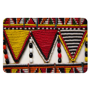 Magnet Flexible Travail de perles tribal Maasai