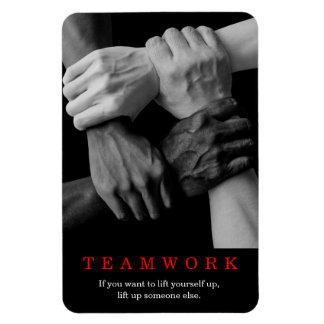 Magnet Flexible Travail D'Équipe Motivation Inspiration Citation M