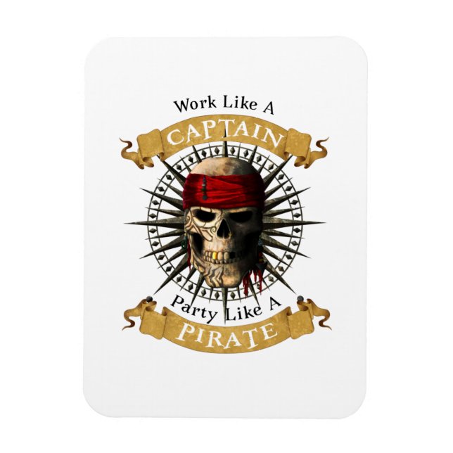 Magnet Flexible Travailler Comme Une Partie De Capitaine Comme Un  (Vertical)