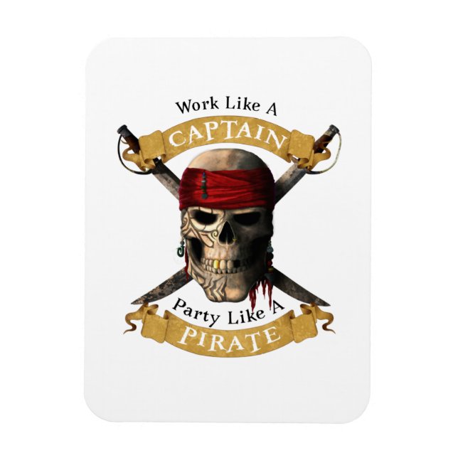 Magnet Flexible Travailler Comme Une Partie De Capitaine Comme Un  (Vertical)