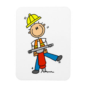 Magnet Flexible Travailleur de la construction avec des cadeaux de