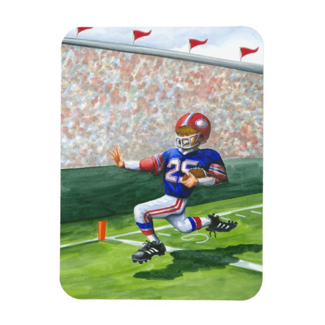 Magnet Flexible Traverser la ligne d'objectif pour une touche (Vertical)