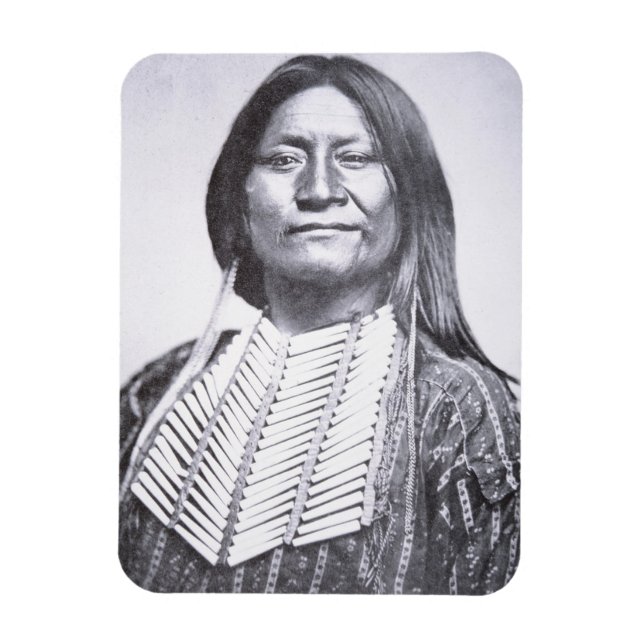Magnet Flexible Tribesman Comanche, 1872 (photo b/w) (Vertical)