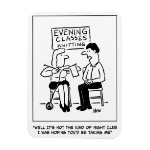 Magnet Flexible Tricot Éducation des adultes Classe de nuit et clu